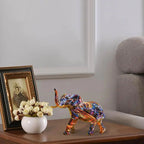 ColorTrunk Lively Elephant Sculpture Unique Bold Design