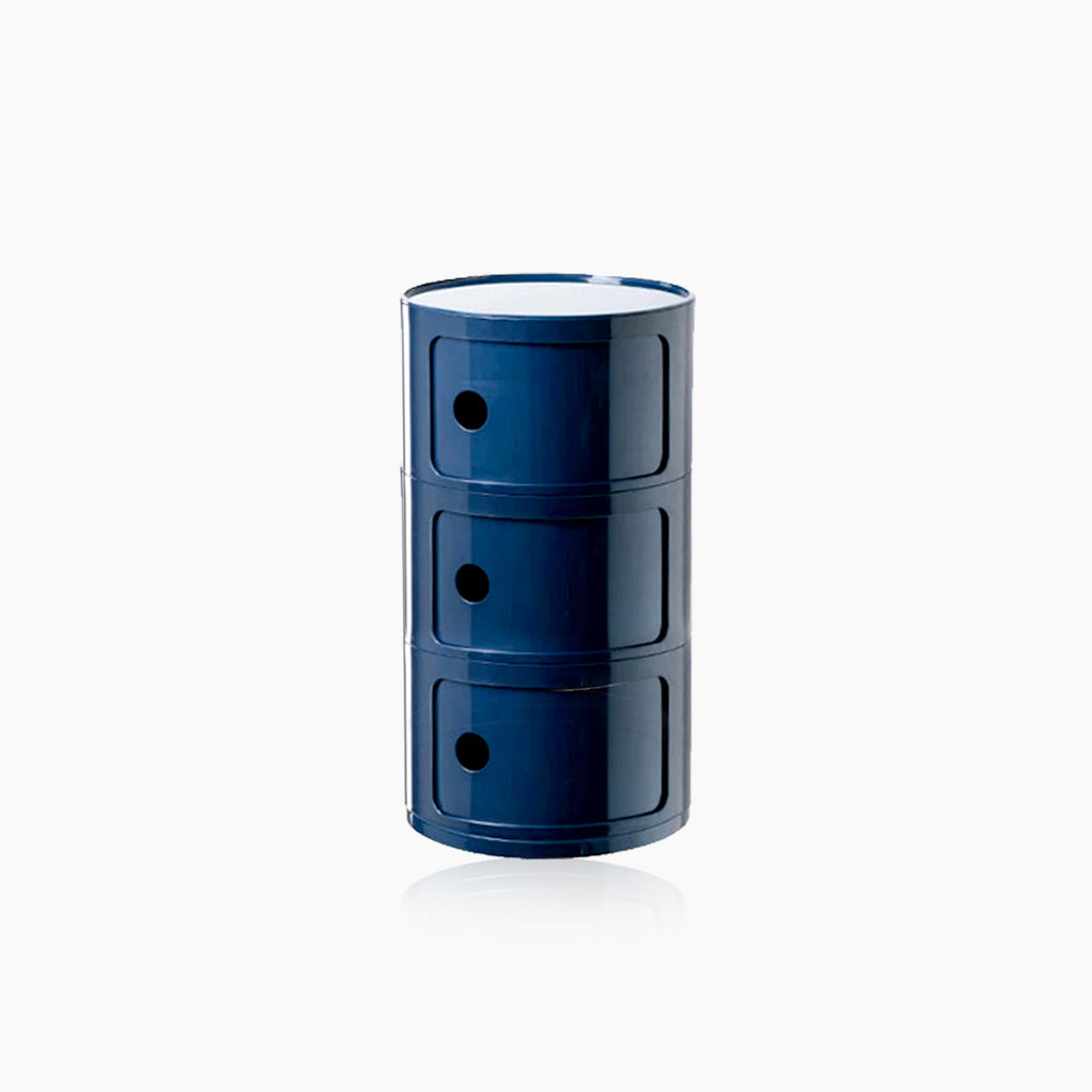 Vase-shaped Side Table with Storage Compartments