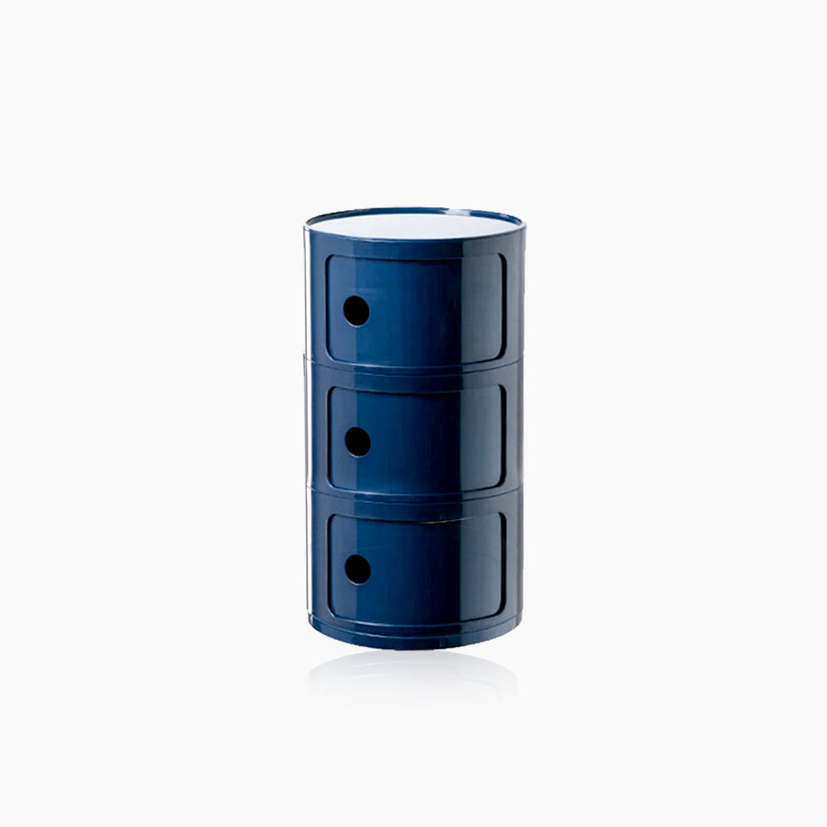 Vase-shaped Side Table with Storage Compartments