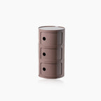 Vase-shaped Side Table with Storage Compartments