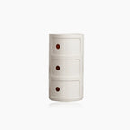 Vase-shaped Side Table with Storage Compartments