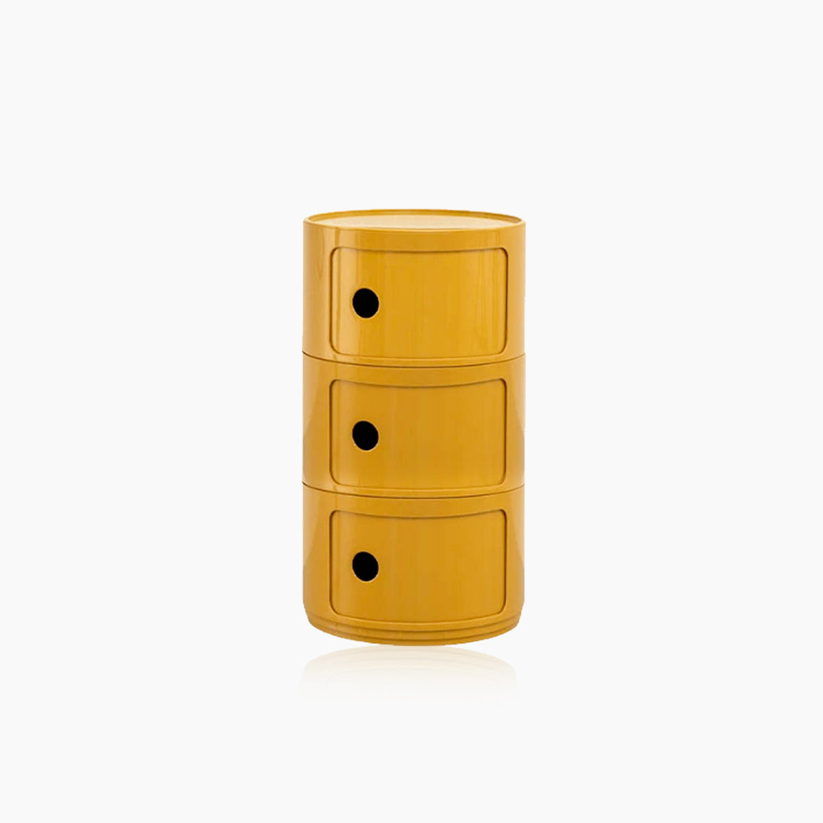 Vase-shaped Side Table with Storage Compartments