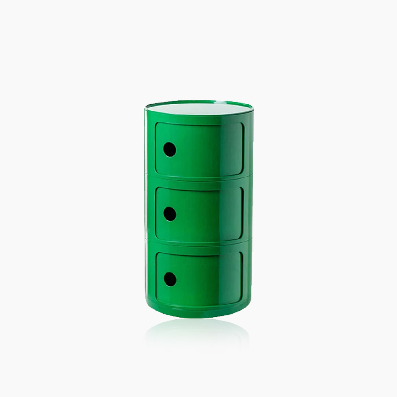Vase-shaped Side Table with Storage Compartments