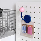 Colorful Magnetic Wooden Ball Hooks Home Storage