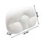 Slim Sleep Pillow – Ergonomic Microbead Pillow for Side and Back Sleepers
