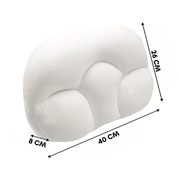 Slim Sleep Pillow – Ergonomic Microbead Pillow for Side and Back Sleepers