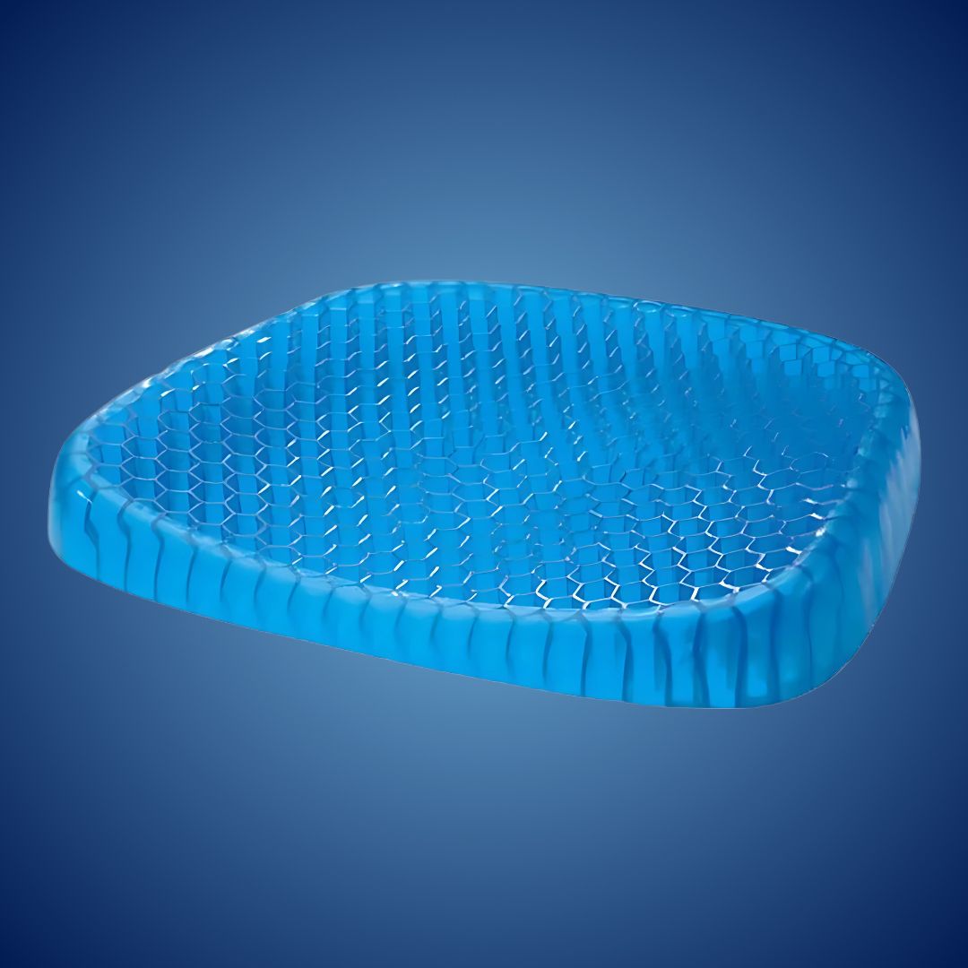 Orthopedic Gel Seat Cushion | Pressure Relief, Tailbone Pain & Lower Back Support for Office Chair, Car & Wheelchair Use