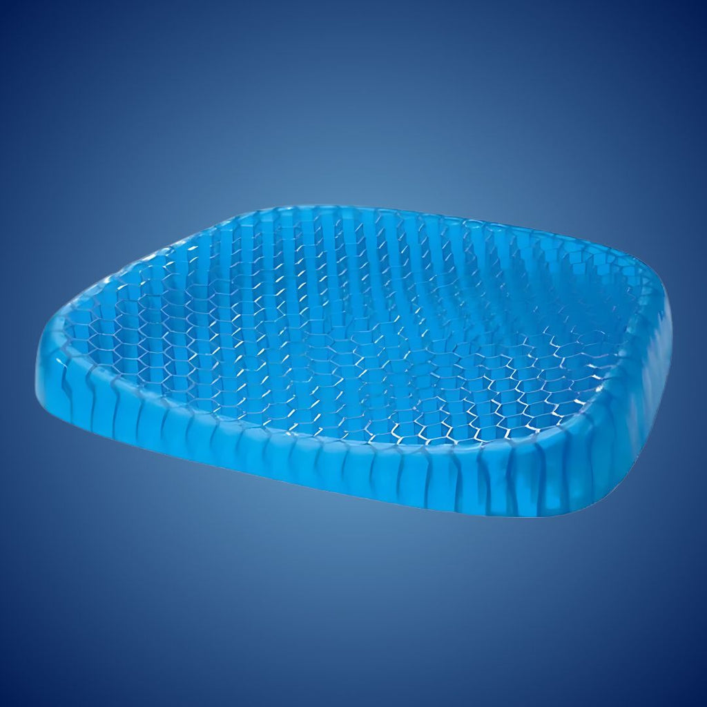 Orthopedic Gel Seat Cushion | Pressure Relief, Tailbone Support & Lower Back Comfort for Office Chair, Car & Wheelchair Use