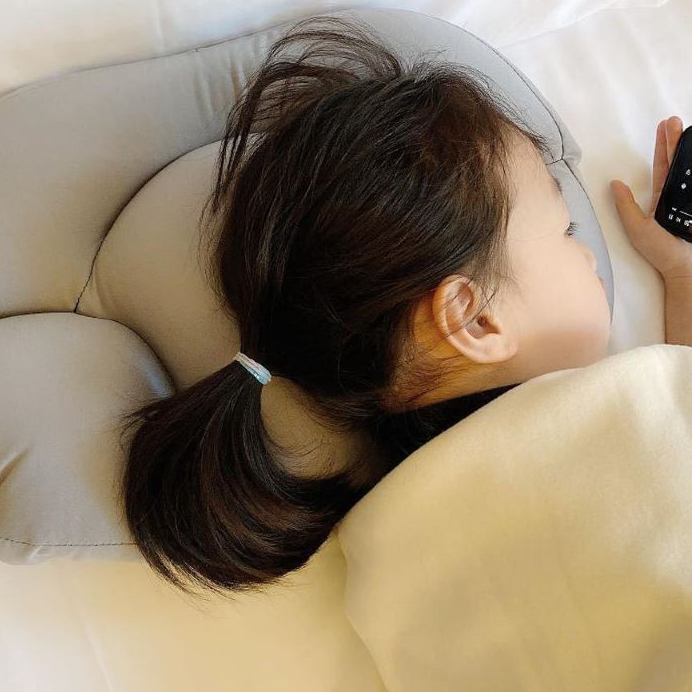 Slim Sleep Pillow – Ergonomic Microbead Pillow for Side and Back Sleepers