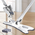 Congis X type Microfiber floor mop with 3pcs mop cloth replace Hand free wash flat mop Manual Extrusion Household Cleaning Tools