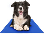 FrescuraPet Cooling Mat for Dogs & Cats | Self-Cooling & Joint-Saving | Foldable & Portable | 5 Sizes | Blue