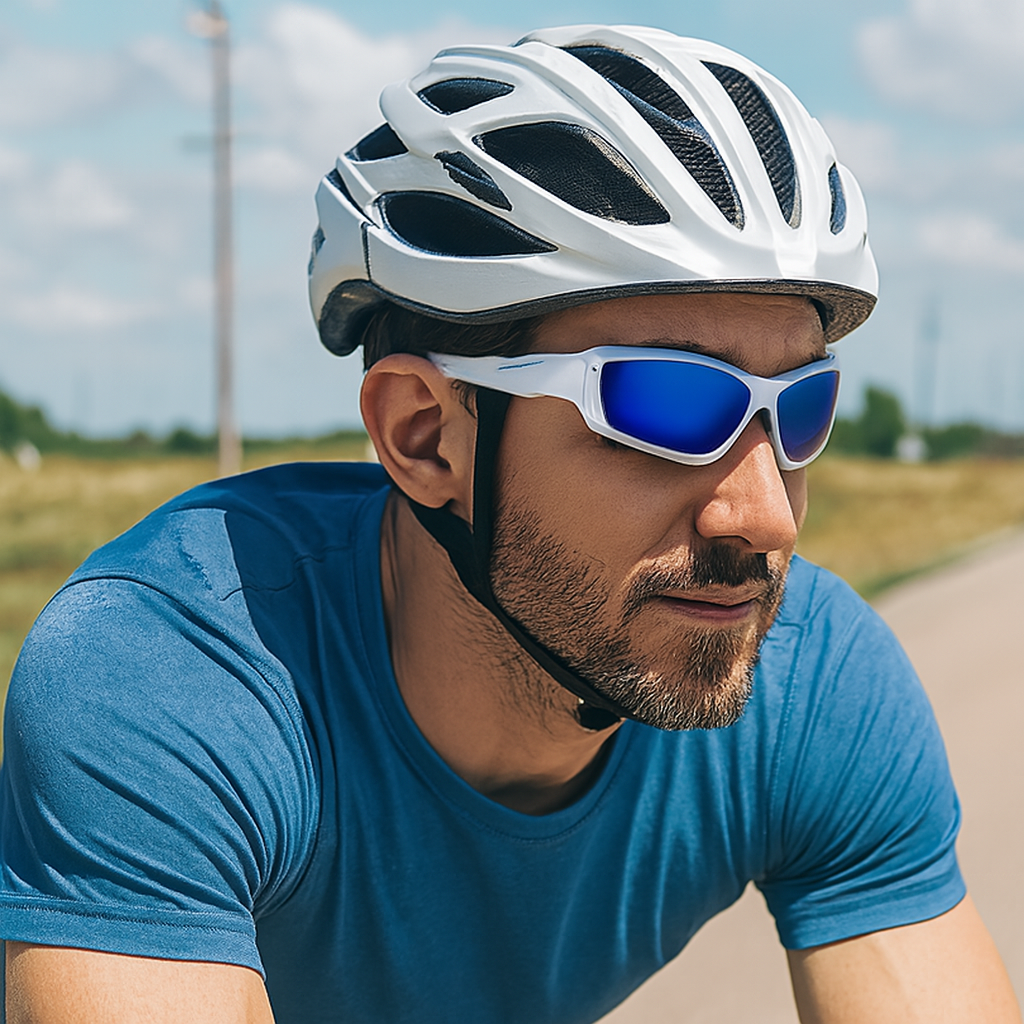 UV400 Polarized Sport Sunglasses for Running, Cycling, Fishing, and Outdoor Performance with Protective Case, Unisex