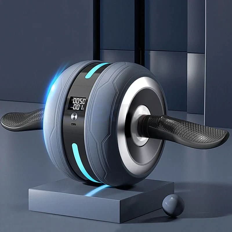 Abdominal Muscle Wheel with Rebound & Counting Function for Effective Core Training