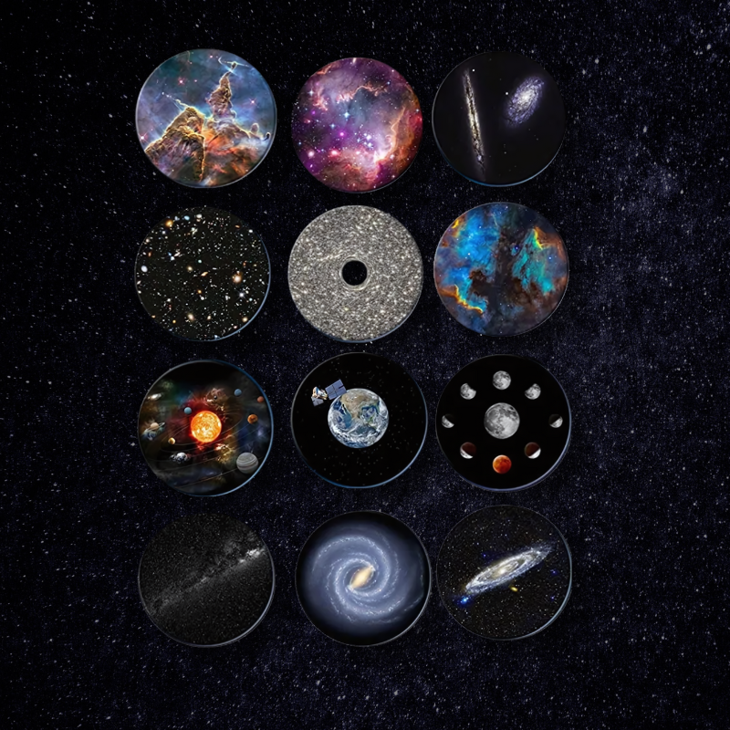 CosmoView 4K Galaxy Projector – Rotating Star Sky Projector with 12 Cosmic Scenes