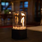 Smoke-Free Tabletop Bioethanol Fireplace – Real Flames with Scandinavian Design