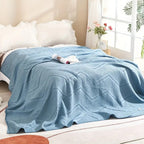 Cotton Nest Waffle Summer Blanket