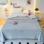 Ultra Soft Microfiber Throw Blanket with Pebble Texture Design