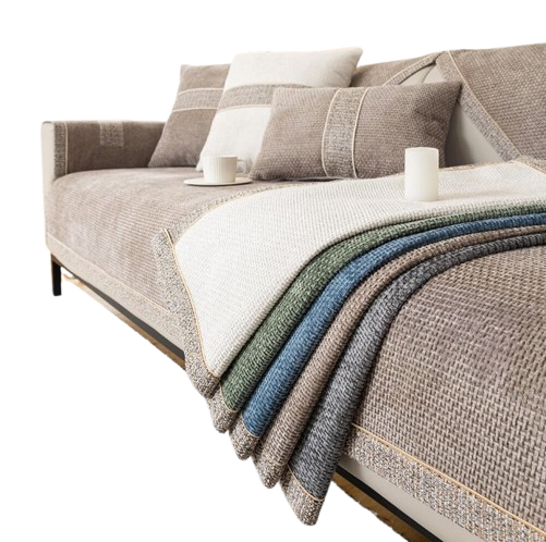 CozyGuard | Couch cover made of chenille for stylish protection