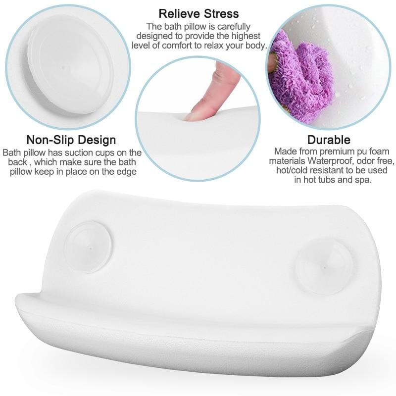 CozySoak | Ergonomic Bath Pillow for the Bathtub