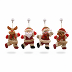 Shiny Christmas Ornaments Set of 4 | Christmas Tree Balls Plastic