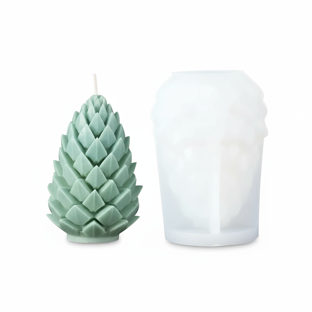 3D Silicone Candle Mold | Candle Casting Mold for Handmade Decorations