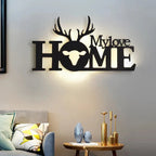 Modern LED Letter Lamp for Wall Mounting – Decorative Light for Living Room and Office