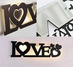 Modern LED Letter Lamp for Wall Mounting – Decorative Light for Living Room and Office
