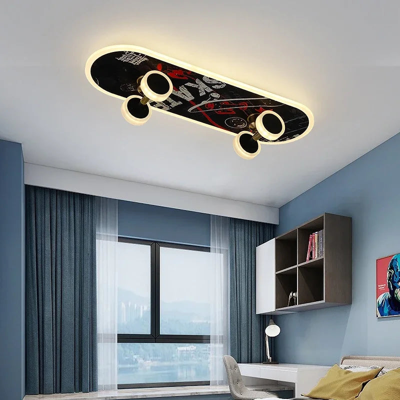 Exclusive skateboard with impressive lighting