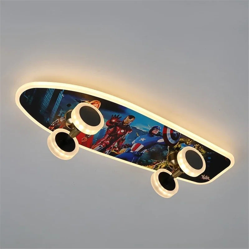 Exclusive skateboard with impressive lighting