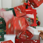 Kerstverrassingsdoos Set – Creatieve DIY Cadeaudozen met Pop-Up Effect
