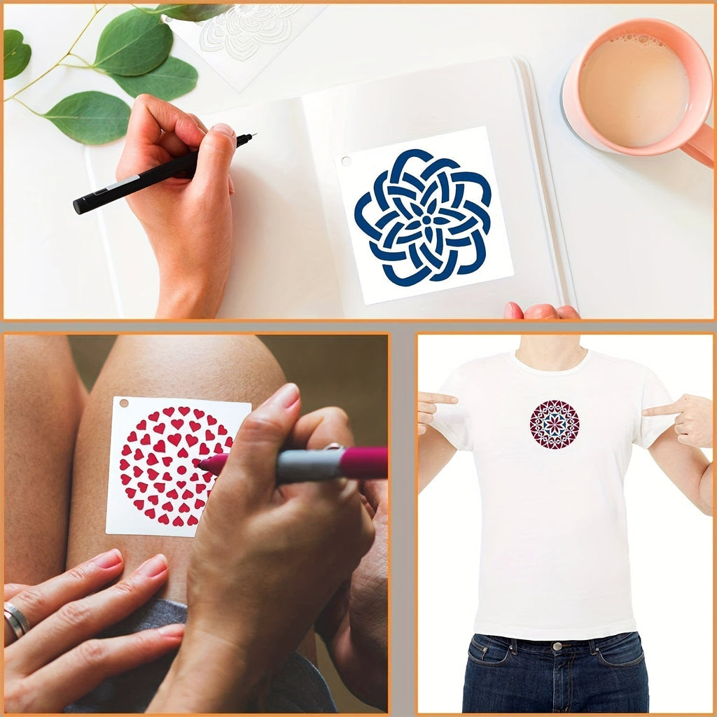 StencilWorks - 48 Templates for Stone & Wood Creations