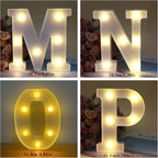 LetterGlow - Wireless LED Letter Lamp for Unique Style