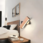 Modern Wall Lamp with Wooden Accent