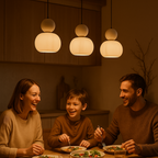 CrèmeLuma | Art Deco Pendant Light for Dining Room