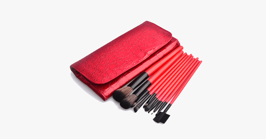 10-piece Crimson Brush Set – Makeup Blending is better than before
