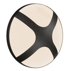Stylish Outdoor Sconce with Geometric Accent