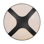 Stylish Outdoor Sconce with Geometric Accent