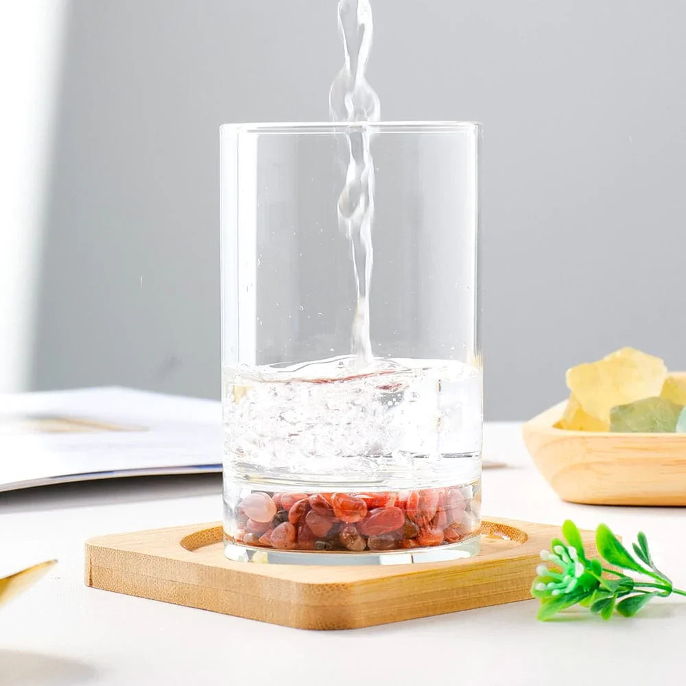 Crystal-pebble Glass Jug