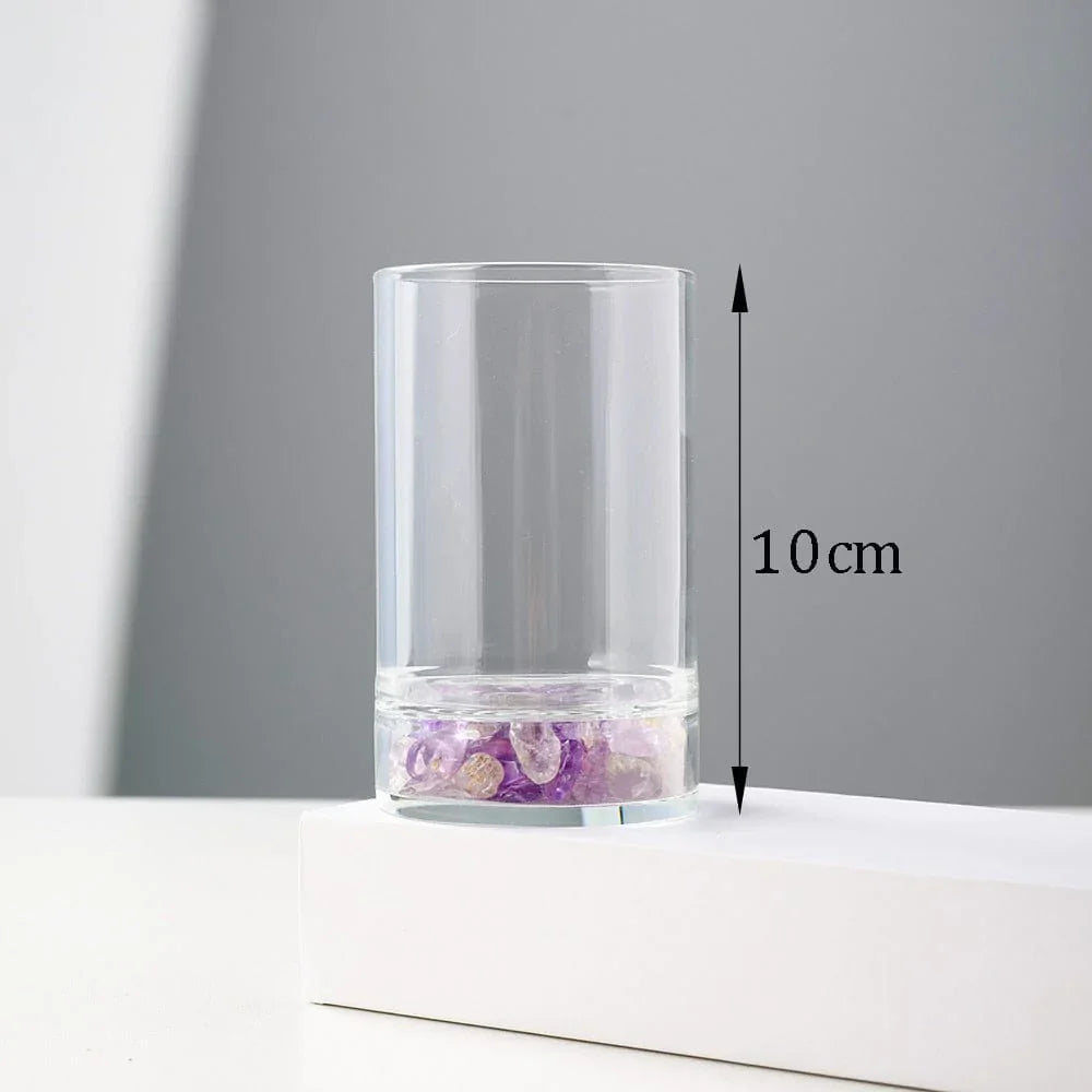 Crystal-pebble Glass Jug