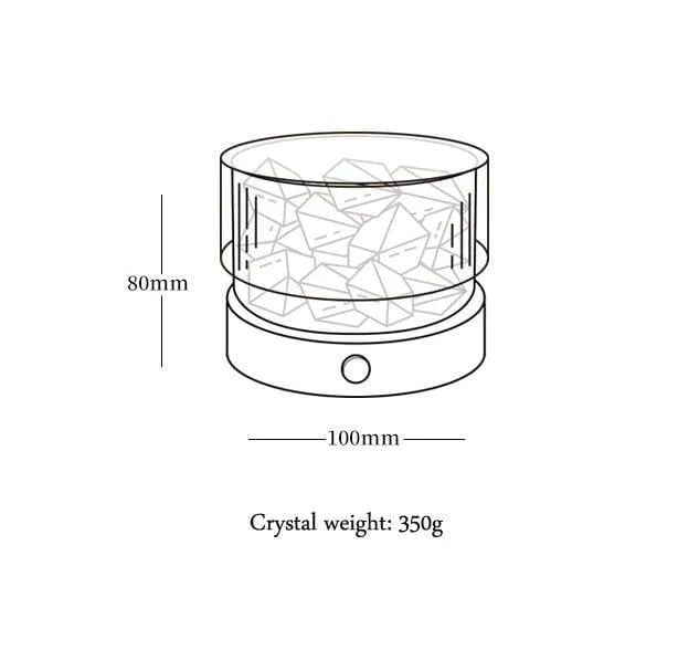 SereniStone Crystal Stone Aromatherapy Diffuser