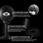 Box ball with strong suction cup base – PowerStrike