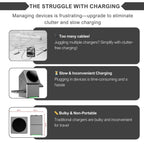 CubeCharge 3-in-1 Charging Station – Wireless Fast Charging for iPhone, Watch & AirPods