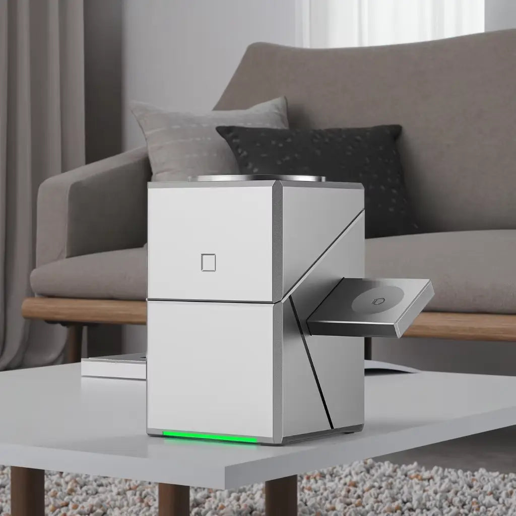 CubeCharge 3-in-1 Charging Station – Wireless Fast Charging for iPhone, Watch & AirPods