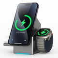 CubeCharge 3-in-1 Charging Station – Wireless Fast Charging for iPhone, Watch & AirPods