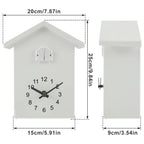 Cuckoo Clock Cuckoo Sound Clock with Pendulum Delicate Cuckoo Clock Bird Battery Operated Cuckoo Wall Clock for Living Room Decor