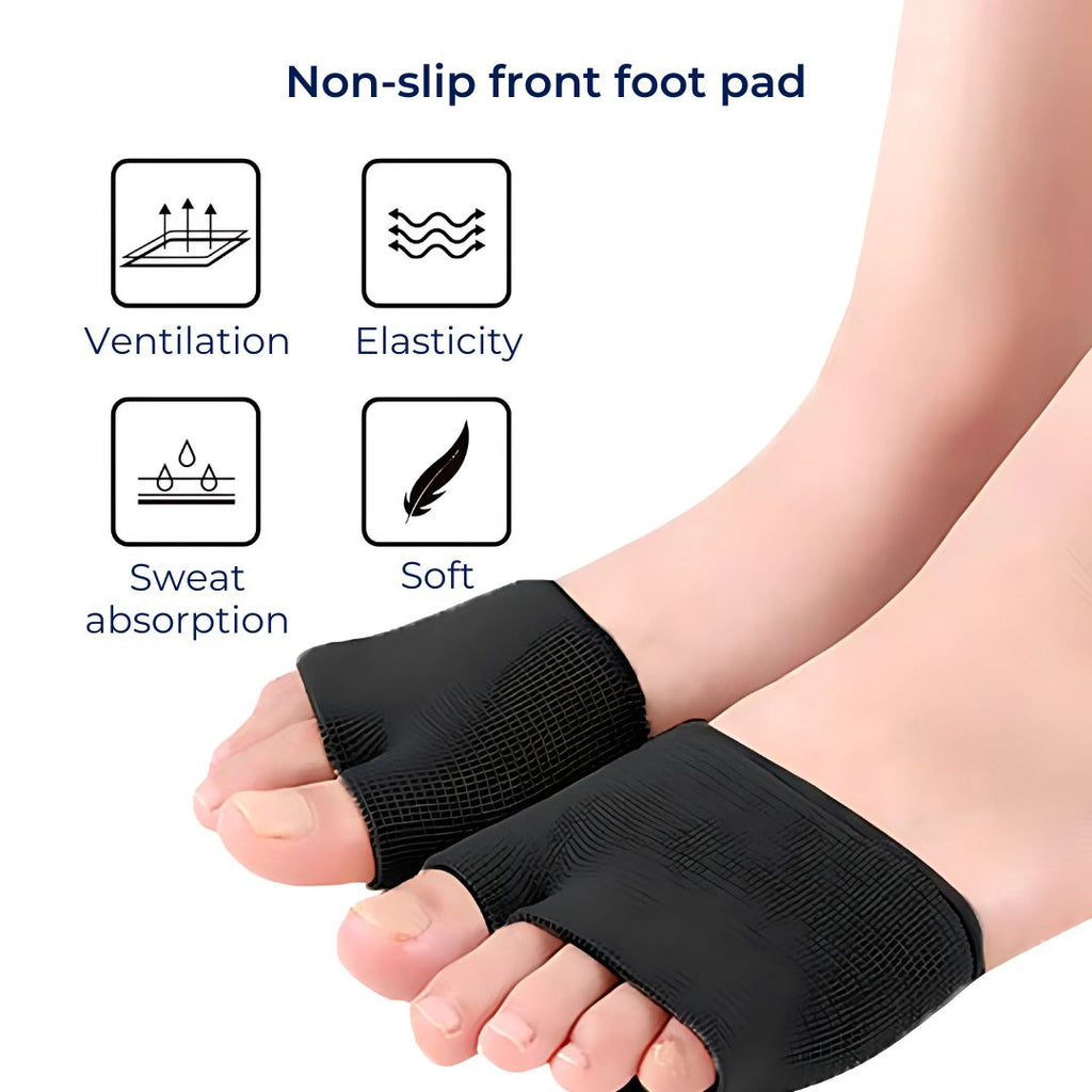 CushionFlex Forefoot Protection | Silicone Gel Cushion - Absorbs Shock on Foot - Pain Relief - for Metatarsalgia - Daily Comfort