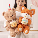 Sweet Birthday Bear Fox Plush