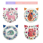 Cute Cat-Shaped Coasters (4 pcs)