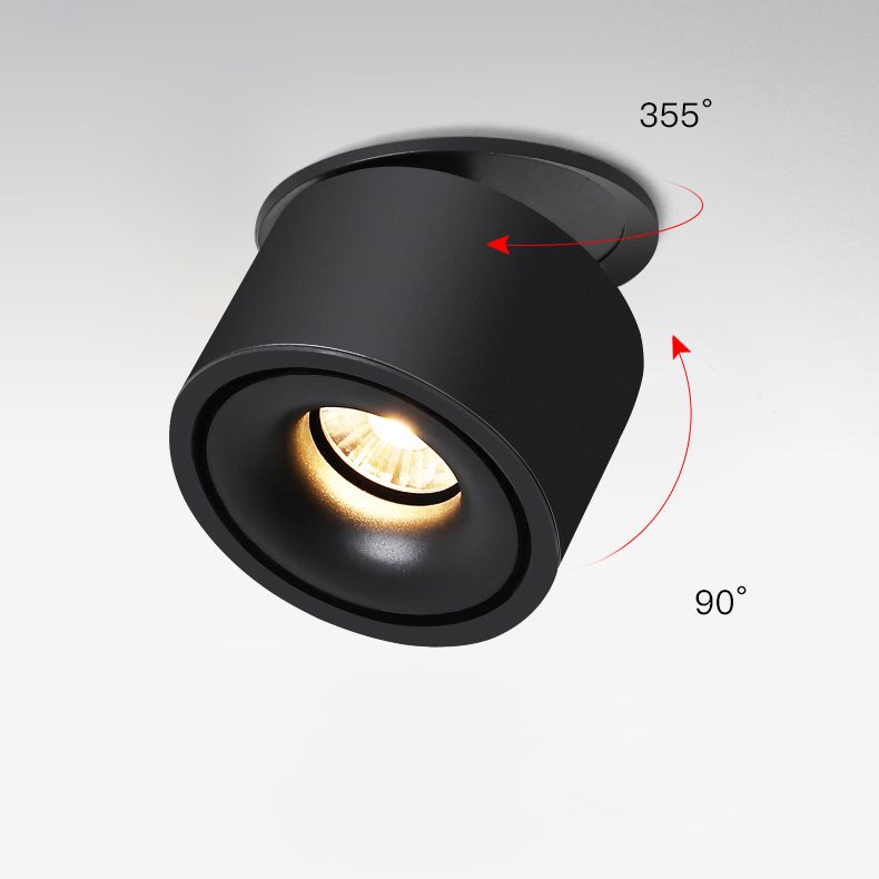 Adjustable Cylinder Built-in LED Ceiling Lamp