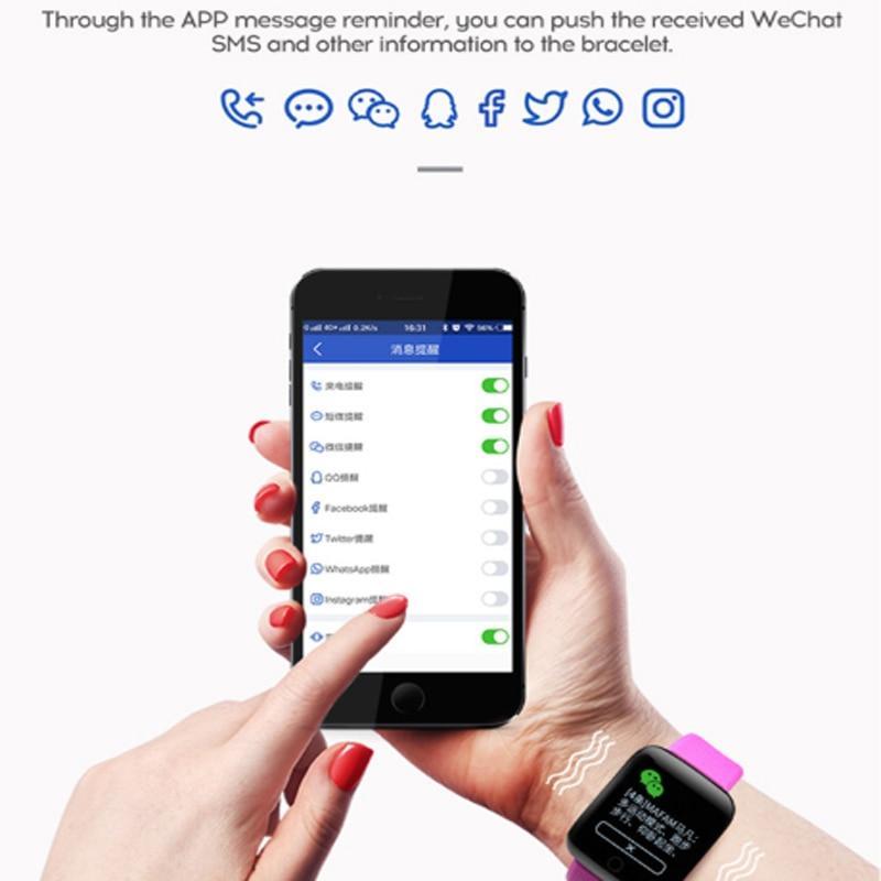 Sport Smart Fitness Watch Waterproof For Android IOS